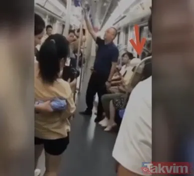 Metroda iğrenç olay! Görenler şaşkınlıktan gözlerine inanamadı