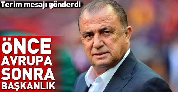 Önce Avrupa sonra başkanlık