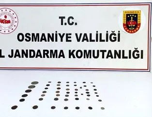 Osmaniye’de dev operasyon! 49 adet sikke ele geçirildi