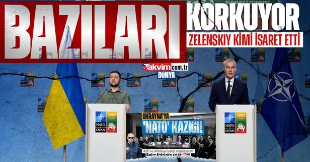 Ukrayna NATO’ya alınacak mı? Ukrayna Devlet Başkanı Zelenskiy’den NATO Zirvesi’nde flaş açıklamalar: Bazı kişiler korkuyor...
