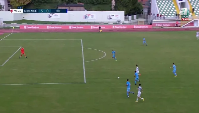 GOL | Kırklarelispor 5-0 Siirt İl Özel İdaresi Spor