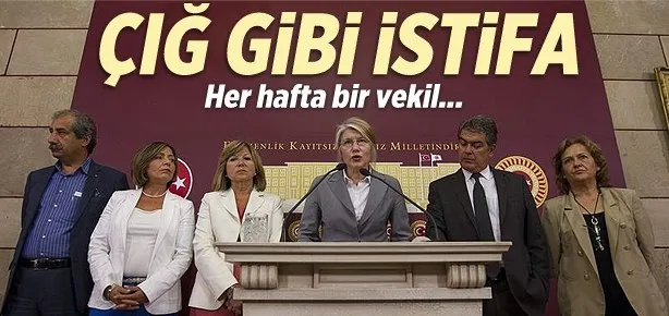 CHP’de sıralı istifa