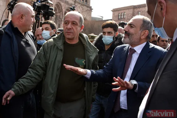 SON DAKİKA! Ermenistan'da darbe girişimi! Paşinyan sokağa indi! Son dakika fotoğrafları - 12