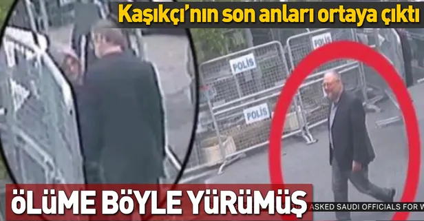 Kaşıkçı'nın Konsolosluğa girmeden önceki son görüntüleri ortaya çıktı