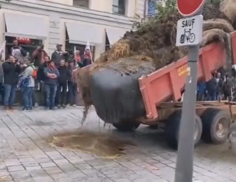 Fransa’da çiftçi eylemi