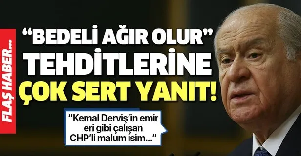 Son dakika: MHP lideri Devlet Bahçeli’den CHP’li Faik Öztrak’a sert tepki