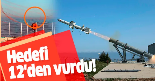 Türkiye'nin ilk deniz füzesi Atmaca hedefi başarıyla vurdu