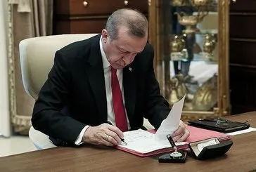 Erdoğan’ın kararları Resmi Gazete’de