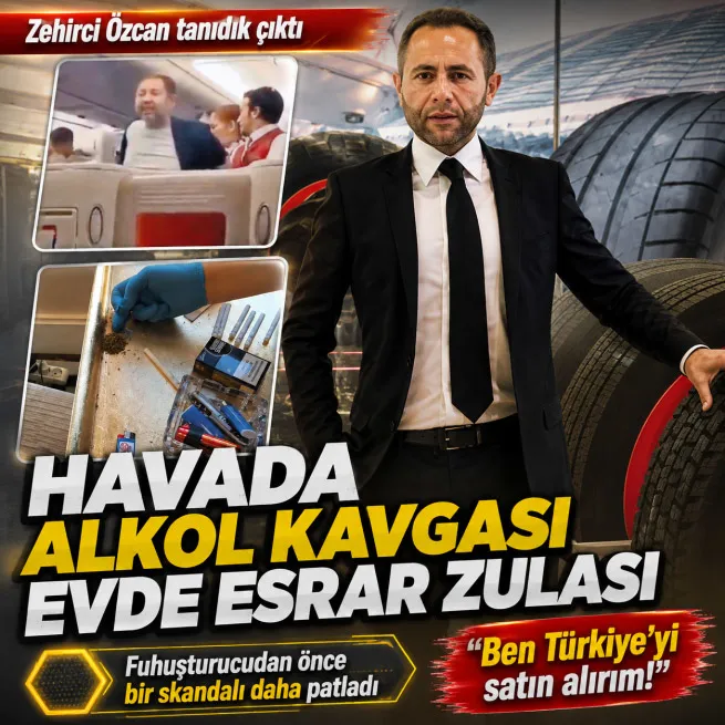 Evinden esrar çıkan Abdulkadir Özcan tanıdık çıktı! Alkol için uçağı karıştıran işadamı... Ben Türkiyeyi satın alırım