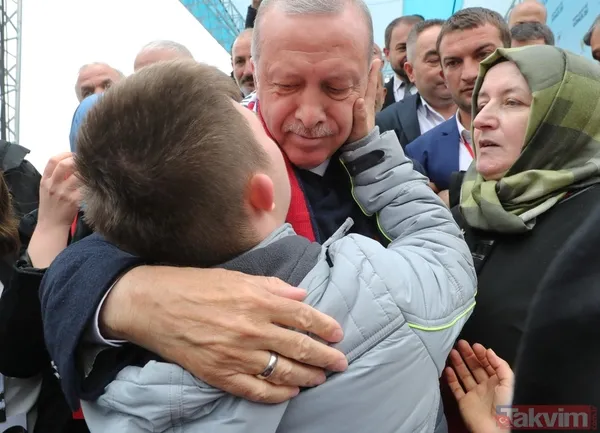 Başkan Erdoğan'a Düzce'de sevgi seli! - 2