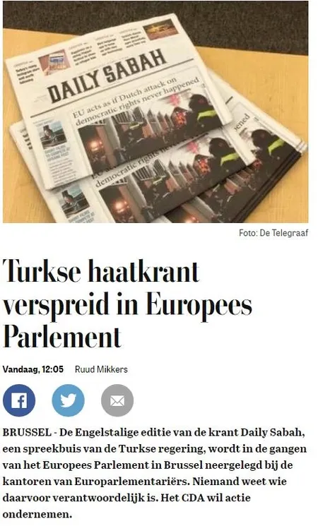 Hollanda'dan Daily Sabah'ı AP'de yasaklatma teşebbüsü-2
