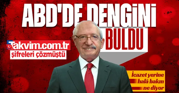 Takvim.com.tr şifrelerini çözmüştü! Kemal Kılıçdaroğlu ABD'de 'muadili' Bernie Sanders ile görüşecek!