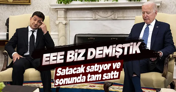 ABD Rusya Ukrayna savaşının başından beri gaza getirdiği Ukrayna'yı sattı! Joe Biden'dan şoke eden ifadeler