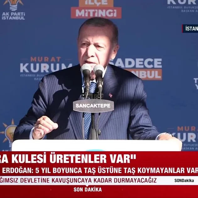 Başkan Erdoğan’dan AK Parti Sancaktepe mitinginde önemli açıklamalar