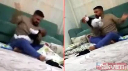 Gaziantep’te 2 aylık bebeğini öldüresiye döven cani babanın ifadesi ortaya çıktı! Bakın neden dövmüş!
