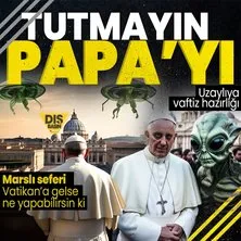 Vatikan’dan uzaylı yönergesi: Papa Francis Marslıları vaftiz etmek istiyor! 1978’den bu yana ilk: Büyük buluşma için hazırlığa başladılar