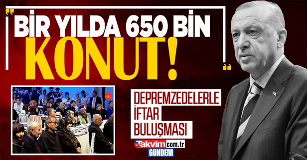 Son dakika: Başkan Erdoğan'dan iftar programında önemli açıklamalar