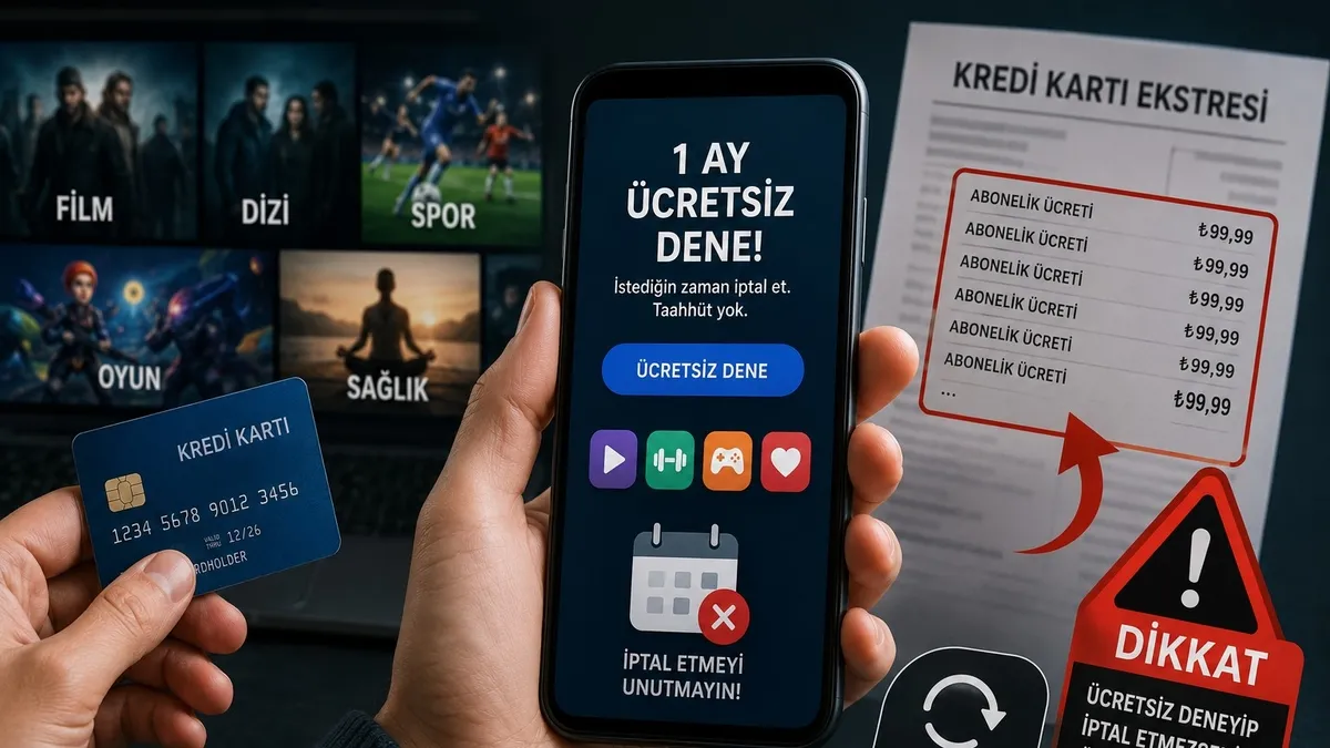 Sosyal Medyada Sunulan Ücretsiz Deneme Kampanyaları Kullanıcıları Mağdur Ediyor