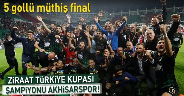 TM Akhisarspor Fenerbahçe’yi 3-2 mağlup ederek Türkiye Kupası’nın sahibi oldu