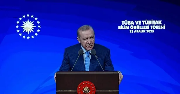 Başkan Erdoğan TÜBA Bilim Ödülleri'nde hedefi açıkladı: Türkiye bölgenin veri üssü olacak