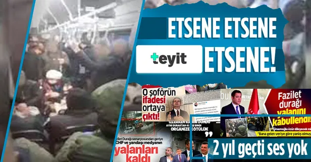 Tam 2 yıl geçti! 'Teyit' İBB Başkanı Ekrem İmamoğlu ve İBB Sözcüsü Murat Ongun'un Fazilet Durağı yalanına yalan diyemedi!