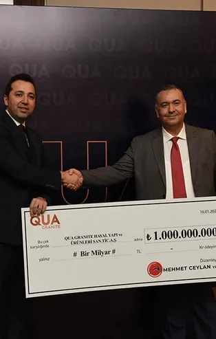 QUA Granite'ten 1 milyar TL'lik rekor satış