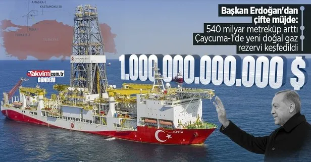 Başkan Erdoğan müjdeyi açıkladı! Çaycuma-1’de tarihi keşif! Keşiflerimizin değeri 1 trilyon dolar