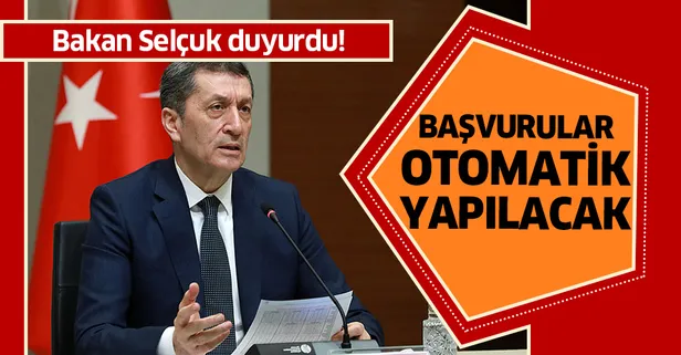 Son dakika: Milli Eğitim Bakanı Ziya Selçuk duyurdu: "LGS başvurularını otomatik olarak yapacağız"