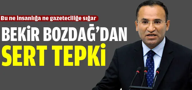 Bozdağ’dan Hürriyet’e sert tepki