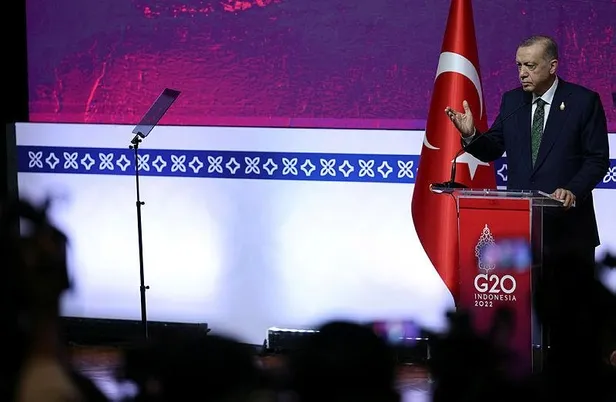Başkan Erdoğan'ın G20 Zirvesi'ndeki basın toplantısına gazetecilerden yoğun katılım: "Herhalde bitirmeye niyetiniz yok"-2