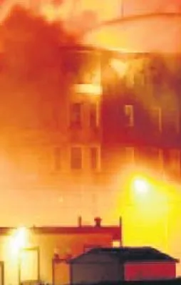 Batum'da otel yangını!