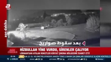 Hizbullah yine vurdu sirenler çalıyor!