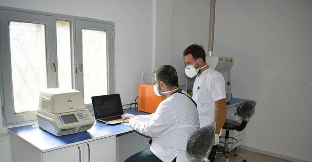 Barış Pınarı Harekatı bölgesinde yer alan Tel Abyad ve Rasulayn’a 5 PCR test laboratuvarı kuruldu