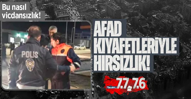 Şanlıurfa'da insanlık dışı hareket! AFAD kıyafeti giyip evlerden hırsızlık yaptılar!
