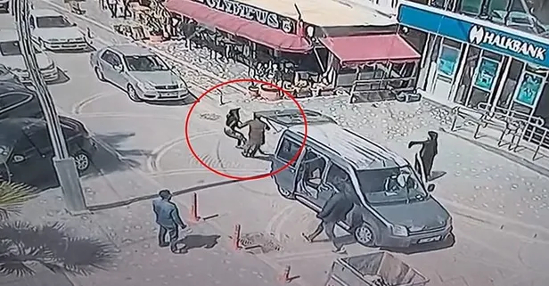 Güpegündüz kadını bagaja koymaya çalıştılar! Vatandaş engelledi