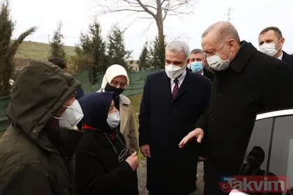 SON DAKİKA: Başkan Recep Tayyip Erdoğan’dan 2022’nin ilk gününde sürpriz ziyaret! Hatem Kurt’un evine gitti