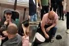 Metroda dehşet! Tartıştığı kadın yolcuya vurdu linçten son anda kurtuldu