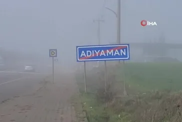 Sis Adıyaman’ı etkisi altına aldı