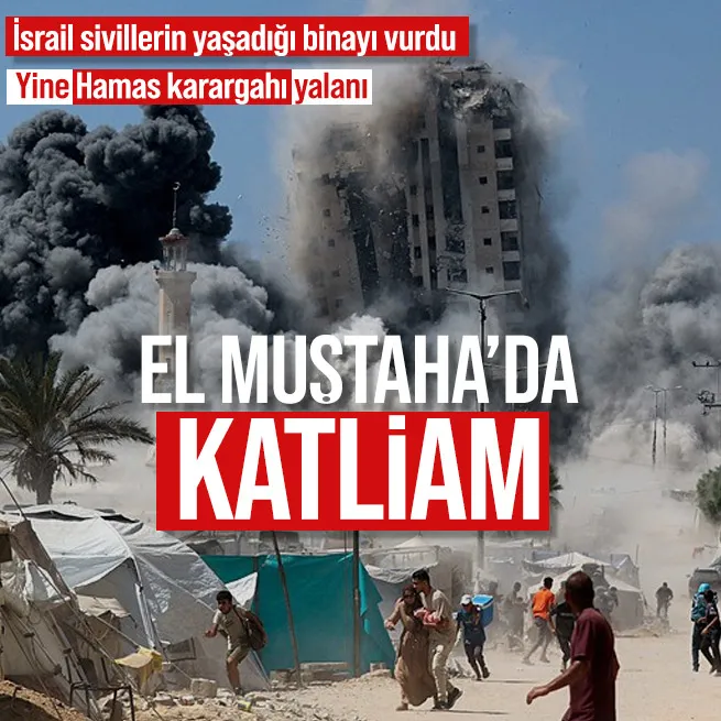 İsrail Gazze’de 12 katlı binayı vurdu: Yine karargah bahanesi