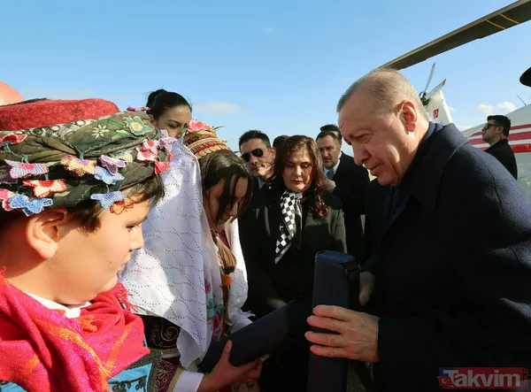 Başkan Erdoğan Aydın'da zeybek oyunu ile karşılandı - 2