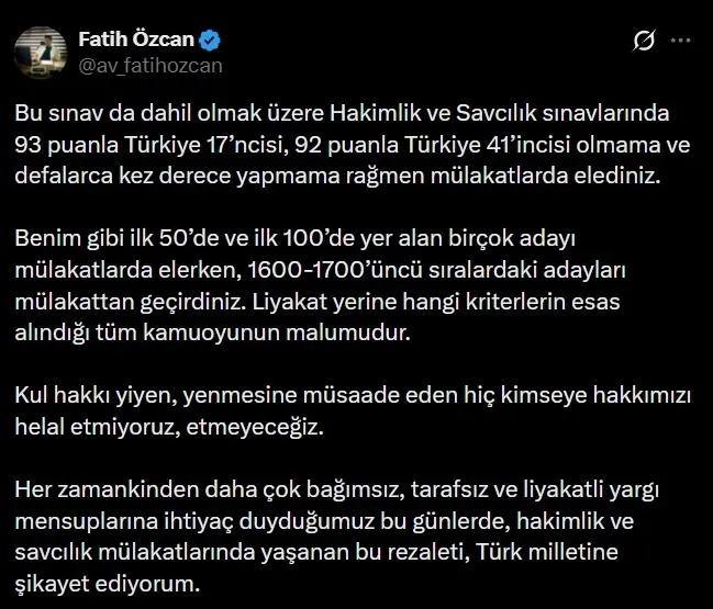 fatih-ozcanin-yuksek-puanli-adaylar-elendi-manipulasyonu-patladi-1783348326707.jpeg "Mülakatta liyakatsizlik" iddiası gerçek dışı! Fatih Özcan’ın adli sicili dikkat çekti: Edit_Reyiz hesabı-2