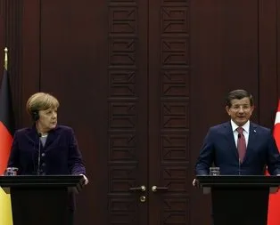 Davutoğlu ve Merkel 10 madde üzerinde anlaştı