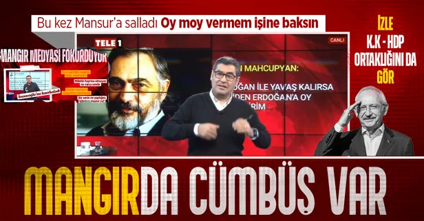 CHP'nin mangırladığı TELE 1'de bu kez hedef CHP'li Mansur Yavaş! Enver Aysever bombaladı: Oy vermem