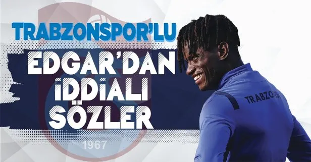 Trabzonspor’un tecrübeli stoperi Edgar le önemli açıklamalarda bulundu