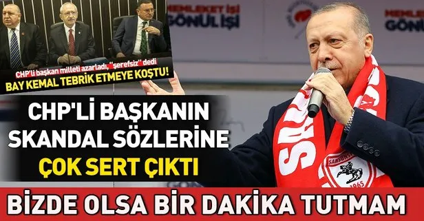 Başkan Erdoğan’dan CHP’li Hatay Belediye Başkanı Lütfü Savaş’ın skandal sözlerine ilişkin açıklama