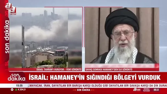 Hamaney'in sığındığı bölge vuruldu