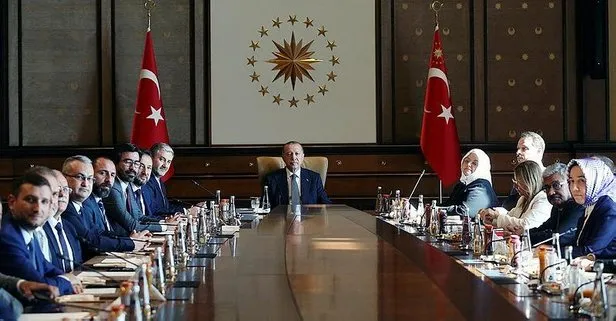 Cumhurbaşkanı Erdoğan MÜSİAD heyetini kabul etti