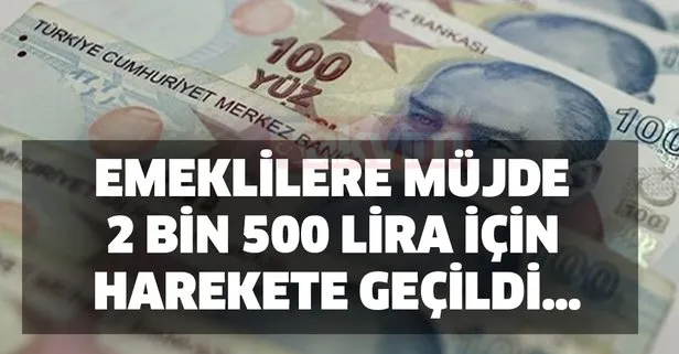 SGK-SSK ve Bağkur’lu emeklilere müjde 2 bin 500 lira için harekete geçildi… Ödemeler gündeme bomba gibi düştü!