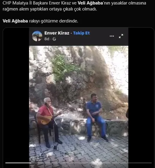 CHP'li Veli Ağbaba'dan tam kapanma günlerinde içkili alem-6