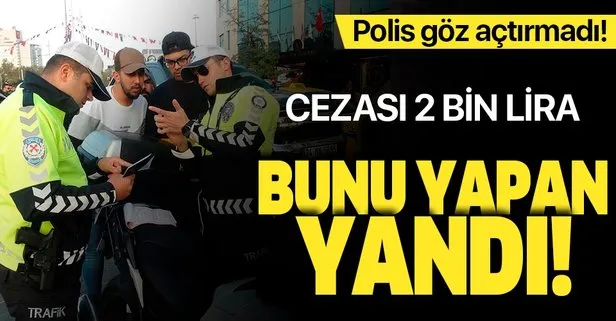 Polis göz açtırmadı! Taksim’de çakar kullanan lüks cip sürücüsüne ceza